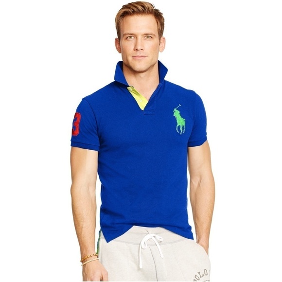 Polo Ralph Lauren Custom-Fit Big Pony Polo Shirt | Size Large - Picture 1 of 6